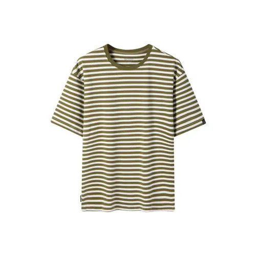 OUTDOOR PRODUCTS Рубашка Унисекс Viburnum Зеленый Белый Полоска