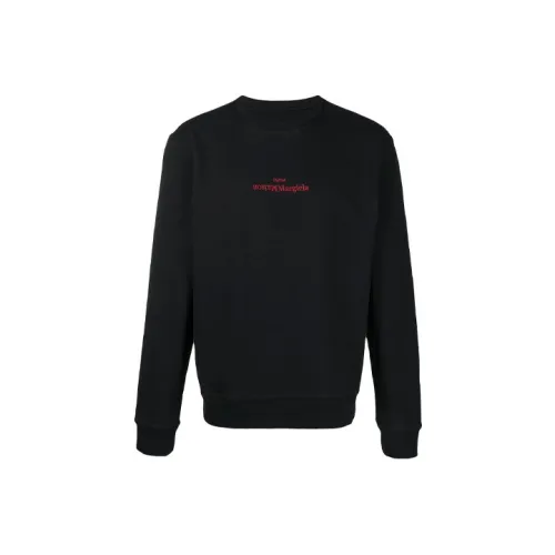 Maison Margiela Черный Мужские Свитшоты