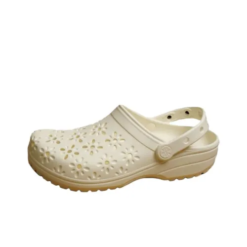 Crocs Classic Clog Sabo Унисекс Бежевый