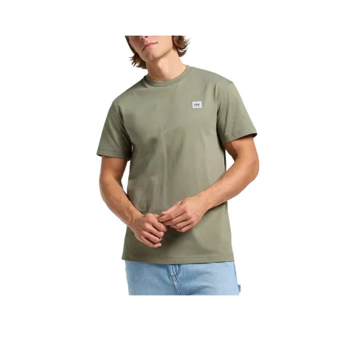 Lee T-Shirt Мужской Бизнес Зеленый