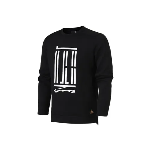 Adidas Wuji Series WJ Crew Sroty Толстовка Мужская Черная