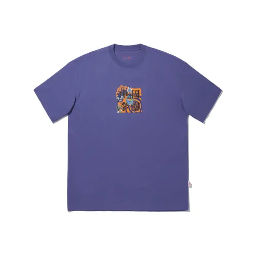 LINING Сумеречный Синий Мужская Футболка