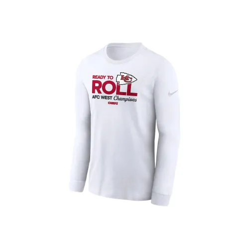 nike FW24 KANSAS CITY Chiefs 2024 AFC West Champions Trophy T-Shirt Мужской Белый