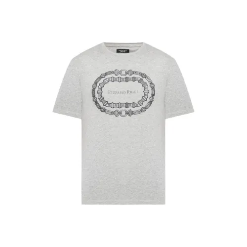 STEFANO RICCI Рубашка Мужская Серого цвета