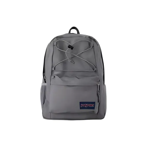 JanSport Полиэстер Рюкзак Средний Унисекс Текстура Серый