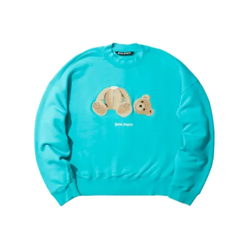 PALM ANGELS Синий Мужской Свитшот