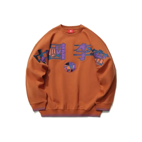 LINING Янтарный Мужской Свитшот