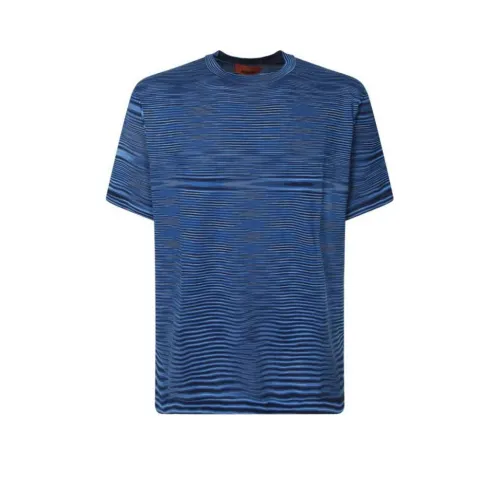 MISSONI Мужские синие T-рубашки
