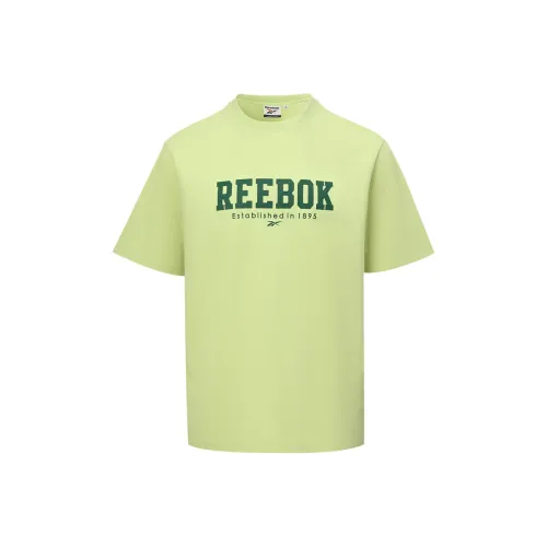 Reebok Лаймово-зеленая унисекс футболка