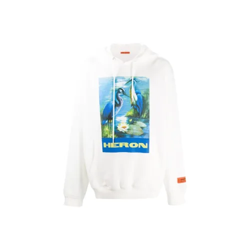 HERON PRESTON Белый Мужской Свитшот