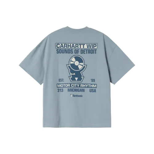 Carhartt WIP Матовый Синий Мужские T-рубашки