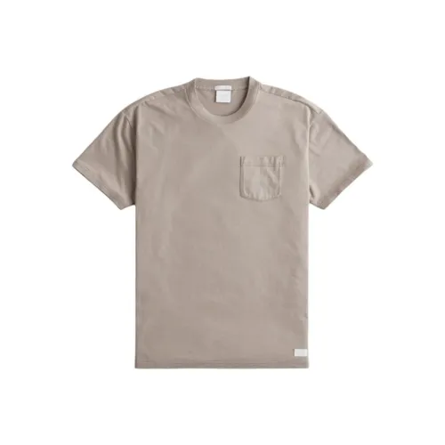 Hollister T-Shirt Мужская Коричнево-Желтая