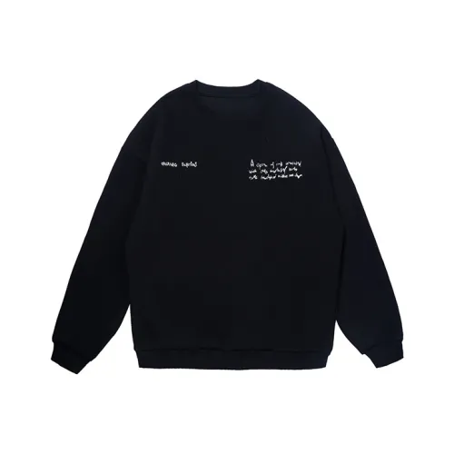 Organic Emotion Круглый вырез Свободный крой Тяжелый Свитшот Унисекс