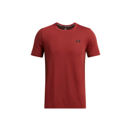 Under Armour Vanish Seamless FW24 T Рубашка Мужская Земля Оранжевый Черный