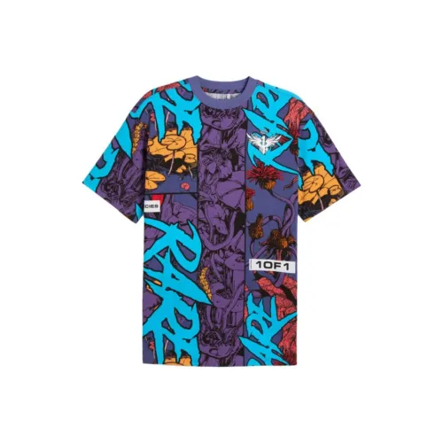 PUMA Фиолетовые Мужские T-рубашки