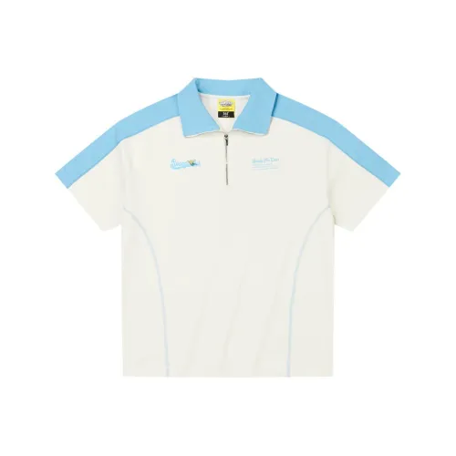 361° X SPONGEBOB SQUAREPANTS T-Shirt Унисекс Кремово-белый Небесно-голубой