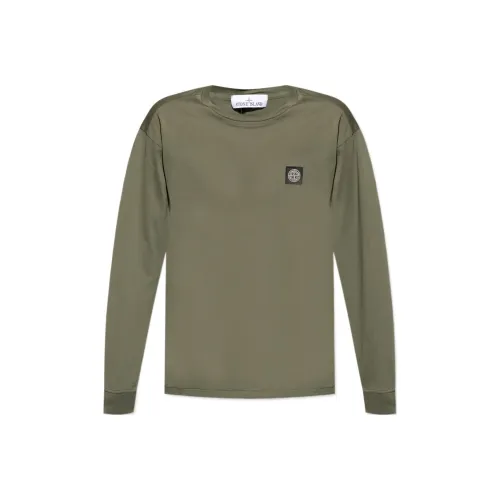 STONE ISLAND Рубашка Мужская Зеленая