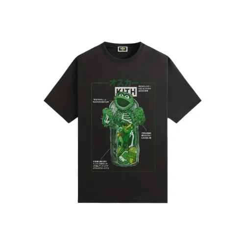 KITH Collaboration Мужская Черная T-Рубашка