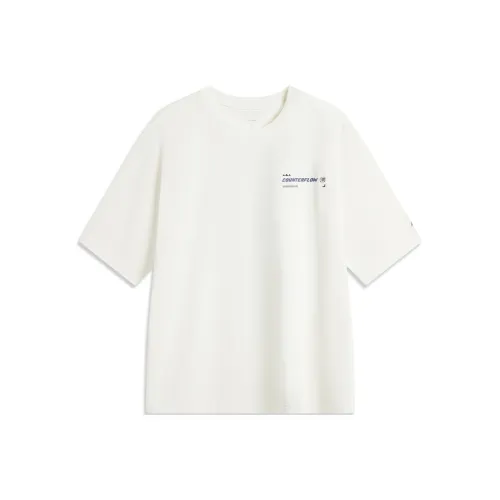 Подкладка Короткий рукав Т-рубашка Мужская Айвори