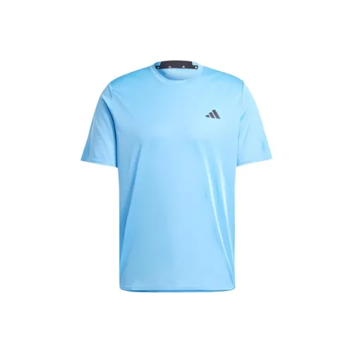 Adidas T-Shirt Мужской Синий Crackling Lightning
