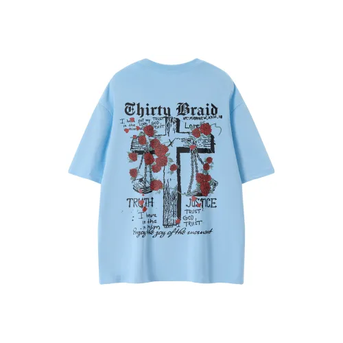 30BRAID Короткий рукав T-рубашки Унисекс