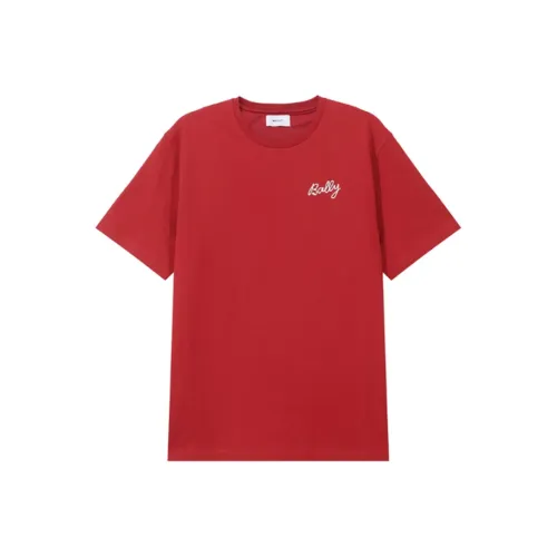 BALLY Red Мужская T-рубашка