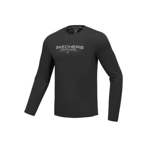 Skechers Угольный Черный/0018 Мужская T-Рубашка