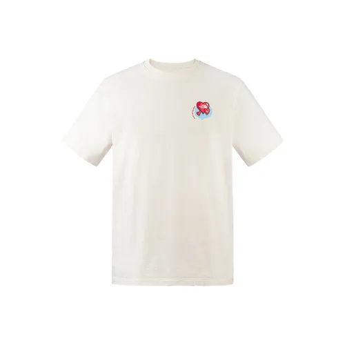 The North Face Сердце T-Shirt Унисекс Дюнный Белый