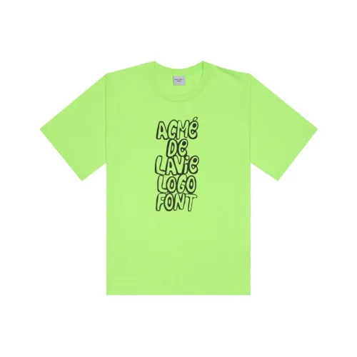 Acme De La Vie ADLV T-Shirt Унисекс Неон Зеленый