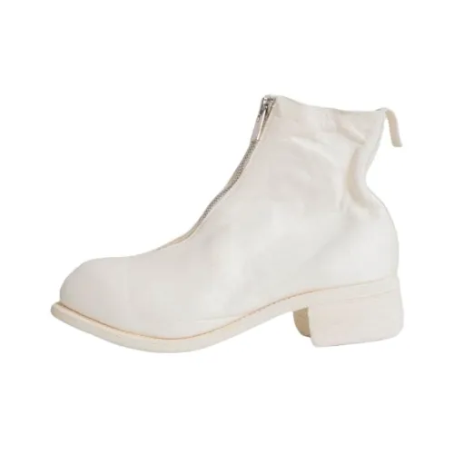GUIDI PL1 Ботильоны Женские Белые