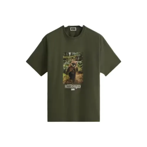 KITH Collaboration Оливково-зеленая Мужская T-рубашка