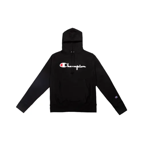 Champion Толстовка Американская версия Унисекс Черный