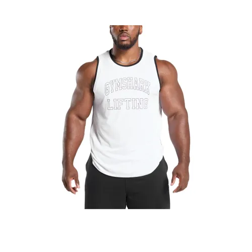 GYMSHARK Белый Мужские Майки
