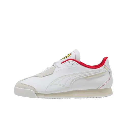 Scuderia Ferrari X PUMA ROMA Low Тренировочные Кроссовки Унисекс Белые