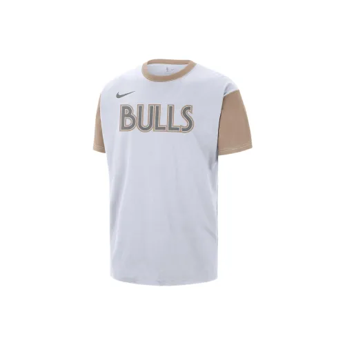 Nike x NBA Чикаго Буллз Courtside Городская Edition T-Shirt Мужской Белый