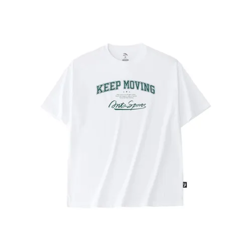 ANTA T-Shirt Мужская Снежно-Белая