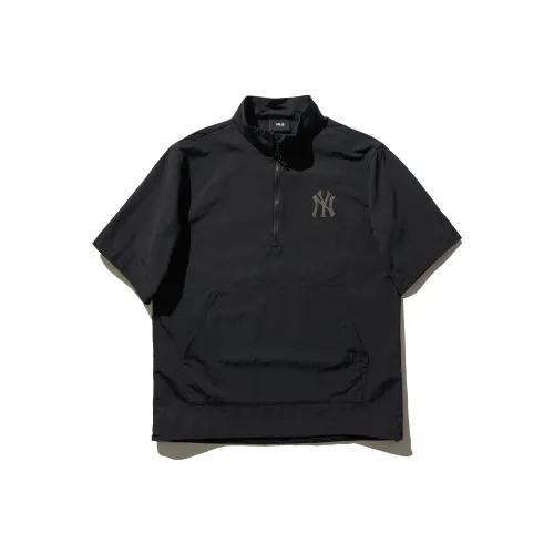 Mlb Base Logo Нью-Йорк Янкис Черная Мужская T-Рубашка