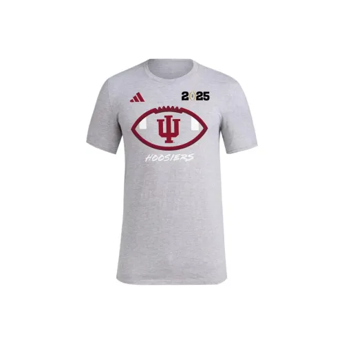 Adidas Indiana Football Playoff Participant T-Shirt Мужская Средняя Серая