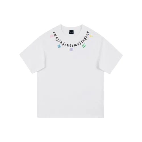 Emoji Короткий рукав T-рубашки Унисекс