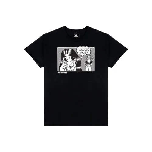 Thrasher Черная Унисекс Футболка