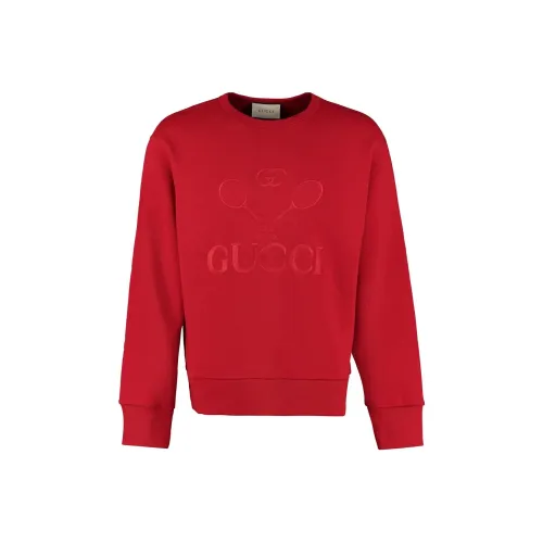 GUCCI SS23 Толстовка Мужской Красный