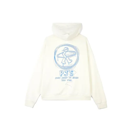 PJ's Vigor С капюшоном свободный крой стандартный свитшот унисекс