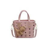 Розовый с желтой подвеской в виде щенка