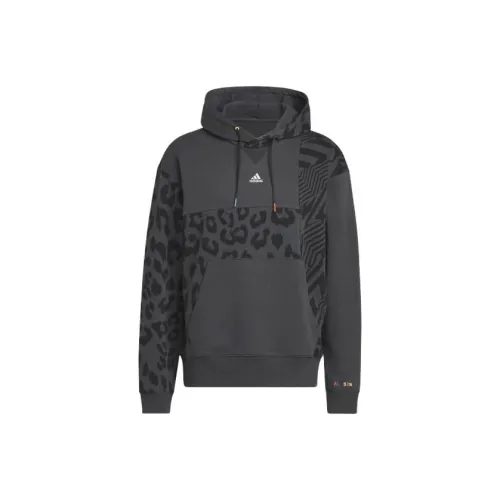 Adidas Черный Серый Мужской Свитшот