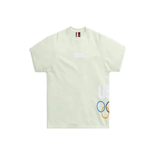 KITH Команда США Т-Рубашка Унисекс Медно-Зеленый