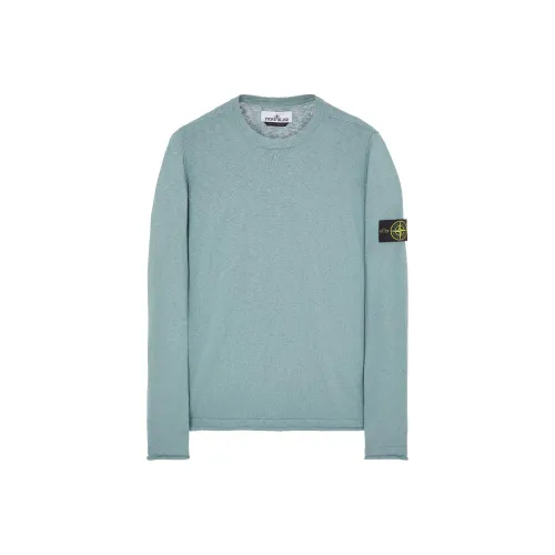 STONE ISLAND SS23 Свитшот Мужской Небесно-Синий