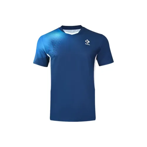 KUMPOO Синяя унисекс футболка