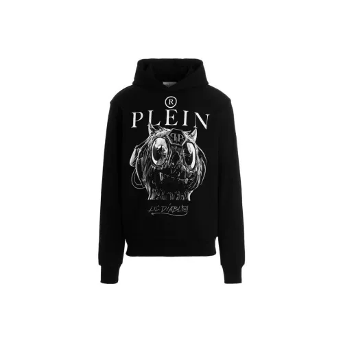 PHILIPP PLEIN Мужские черные свитшоты
