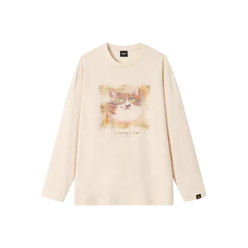 DANGEROUSPEOPLE Бежево-желтая унисекс футболка