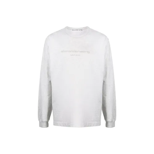 alexander wang Светло-пшеничный серый Унисекс Свитшоты